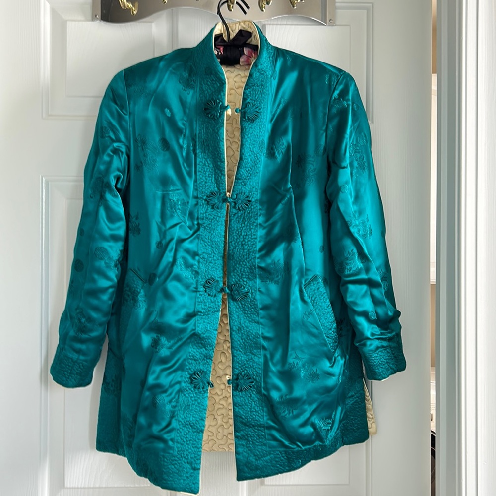 Silk Chinese style reversible jacket